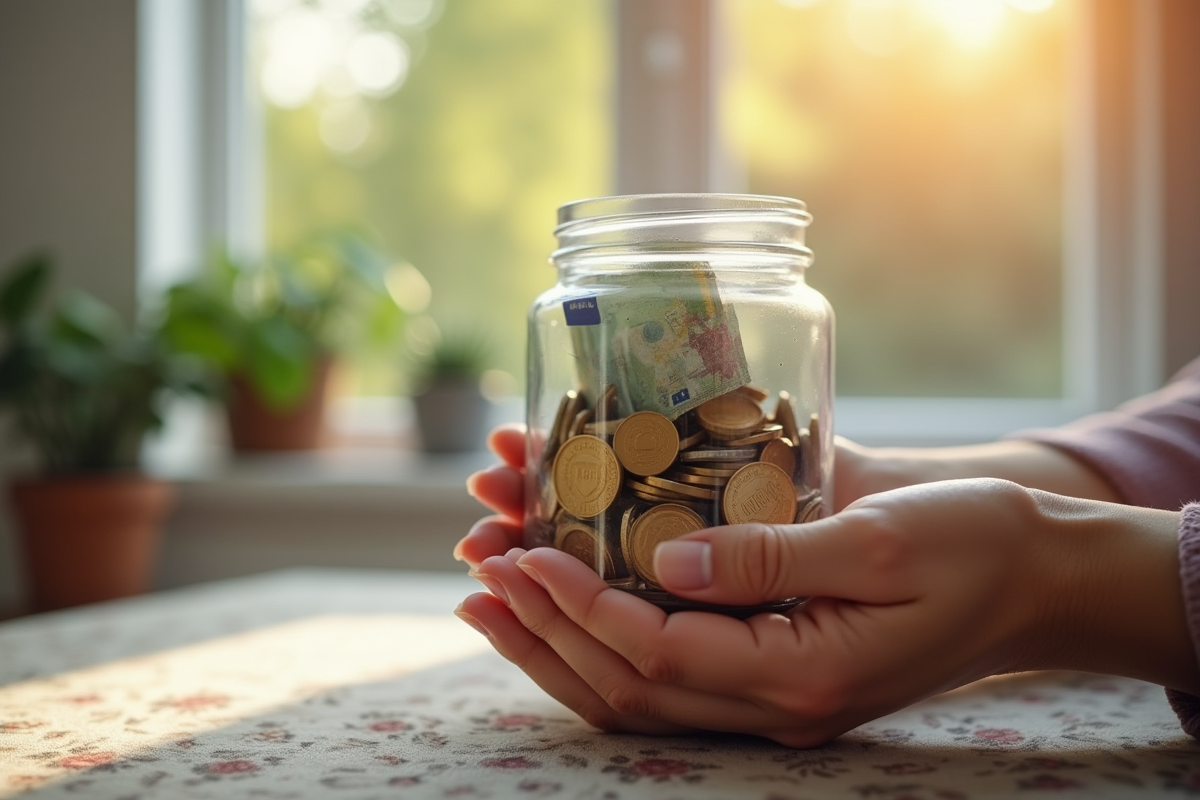 Mains tenant des euros pour illustrer l